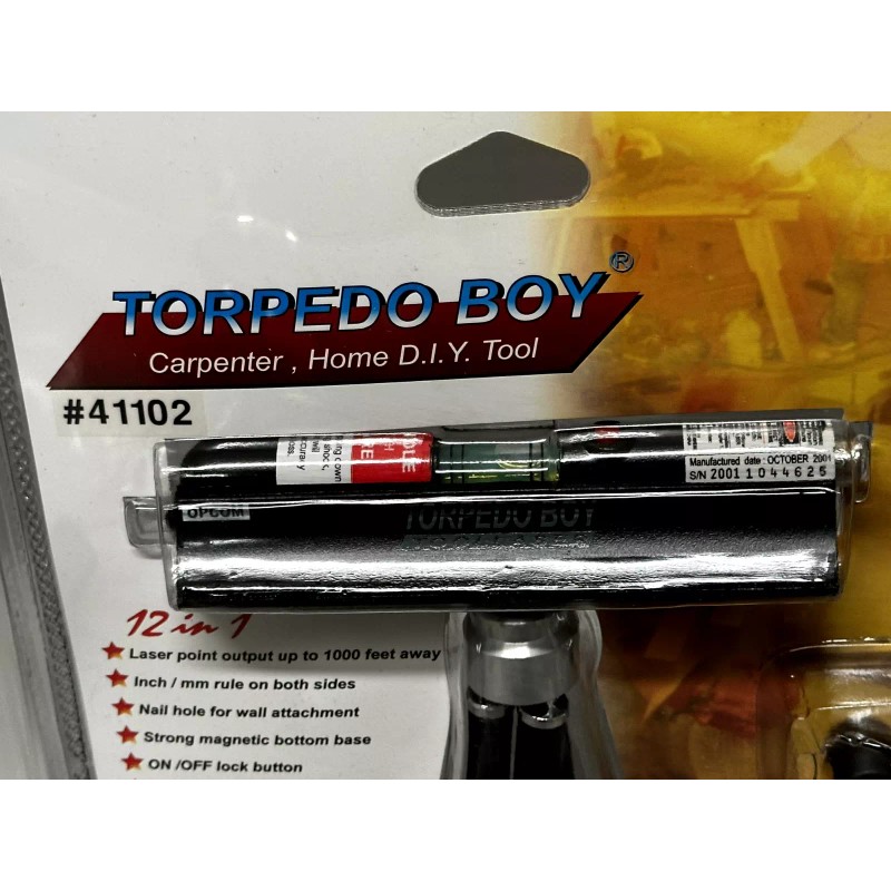 MINI Torpedo Boy 12 in 1 Mini Laser Level w/Tripod