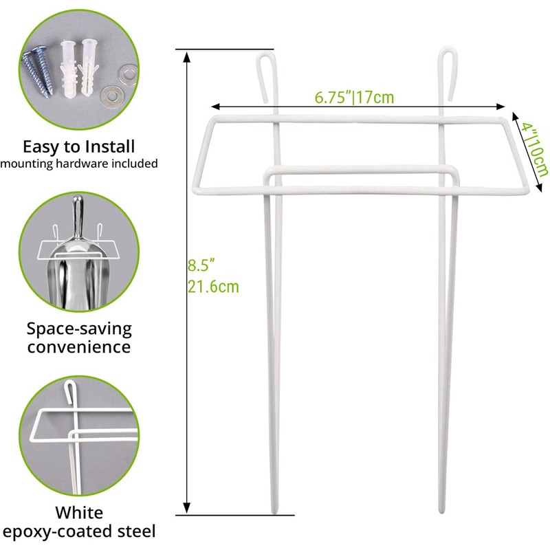 CUSINIUM 58 oz Aluminum Ice Scoop with Holder