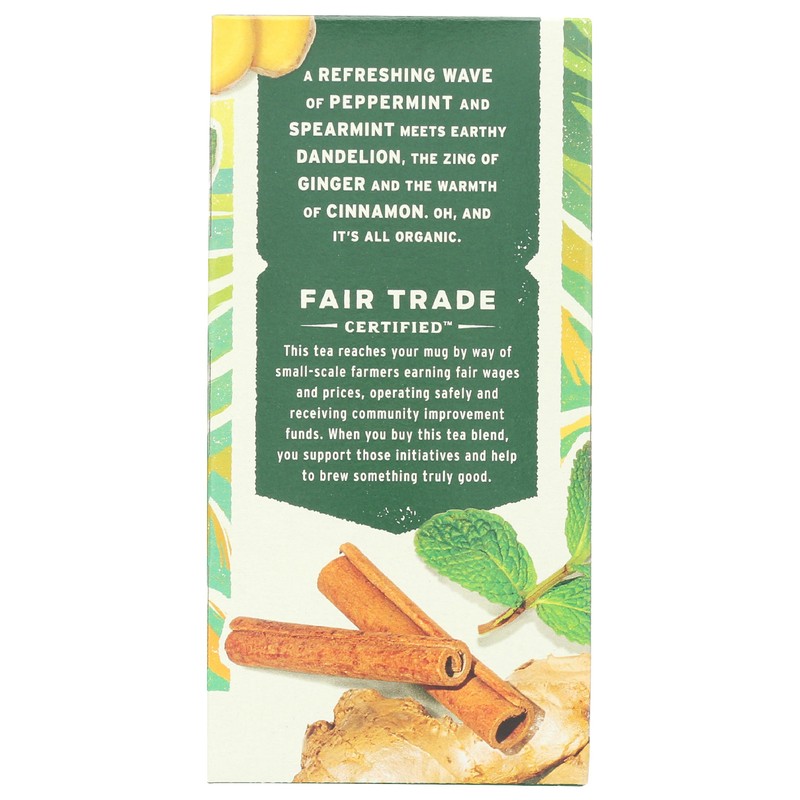 Whole Foods Market, Organic Mint Ginger Herbal Tea, 20 Count