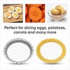 Egg Dicer for Hard Boiled Eggs 2 Pcs - Manual