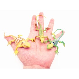 Guaishou Artificial Model Reptile Lizard Animal Figures Kids Gift 12pcs