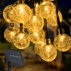 WMYQZXDF Solar String Light, Outdoor String Light 100LED, 39FT Solar