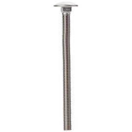 AHCM6 6mm x 80mm A2 Stainless Steel Cup Square Carriage Bolts Without Nuts (Pack of 25 Coach Bolts)