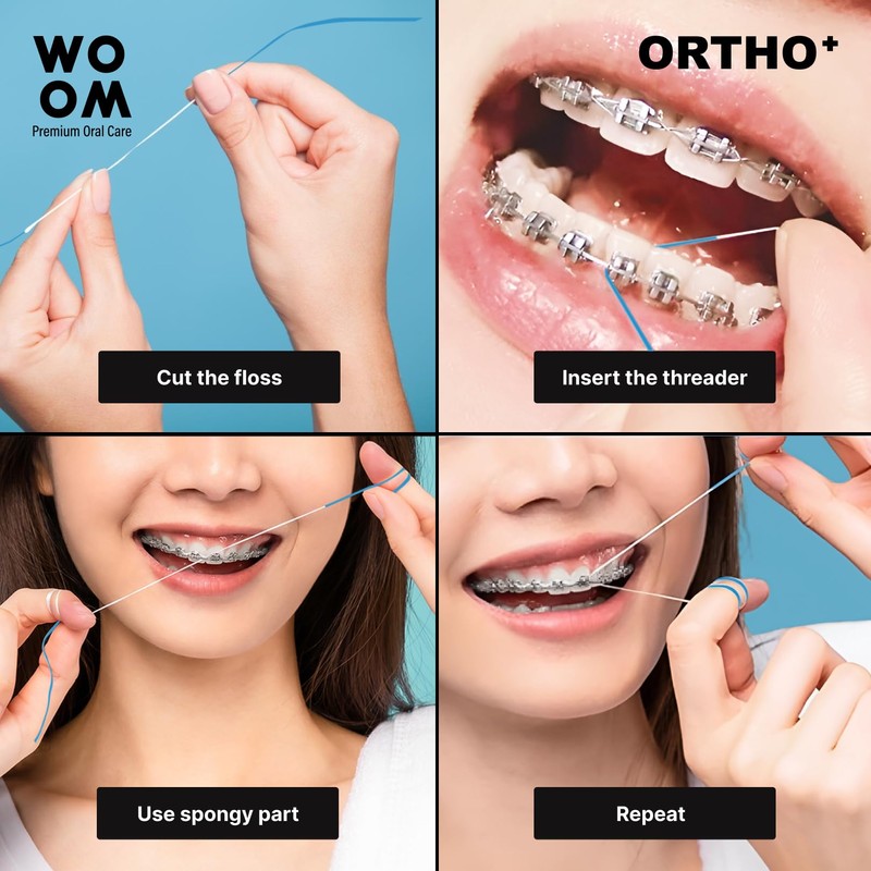 WOOM ORTHO+ Zahnseide