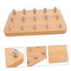 WRITWAA Hand Rehabilitation Training Device Wooden Screw Board for Hand