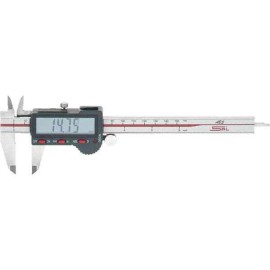 SPI 0 to 150mm Range, 0.01mm Resolution, Electronic Caliper Stainless Steel w...