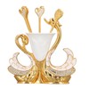 Swan Shape Dinnerware Set Light Luxury Exquisite Elegant Swan Shape