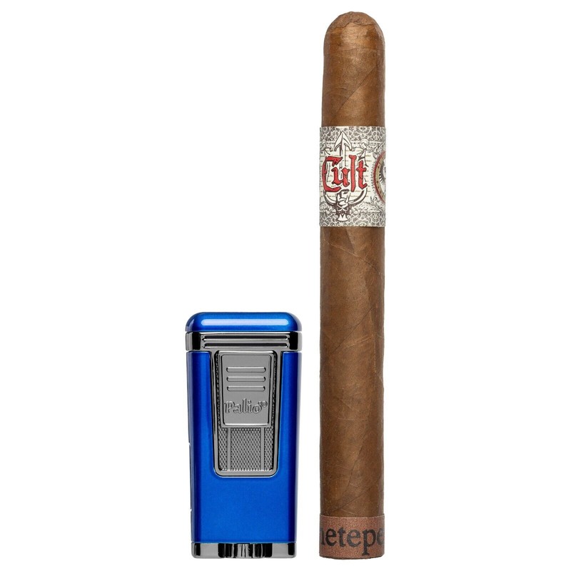 Palio Pro Polaris Triple Torch Cigar Lighter, Butane refillable, Tabletop,