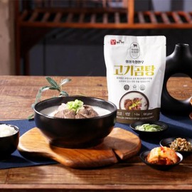 Hyengsung Chukhyup Hanwoo 횡성축협한우 한우 고기곰탕 600g 10팩 Hongseong Agricultural Cooperatives Hanwoo Beef Bone Soup 600g 10 Packs
