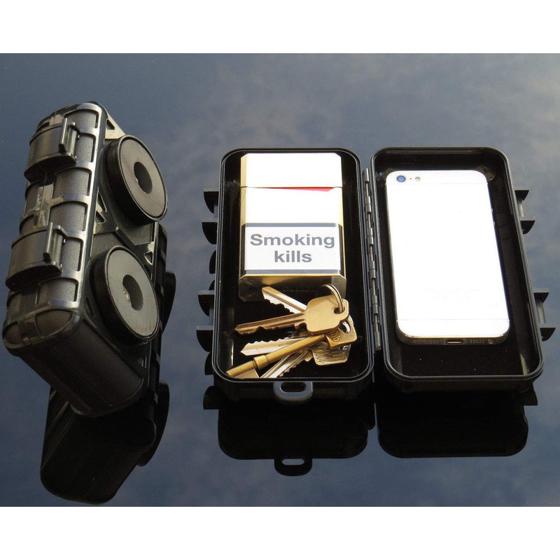 Magnetic Stash Safe Box Money Magnet Storage Secret Key Holder