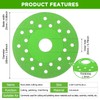 Lothee 5 Pcs Rock Slab Grinding Disc, 4 Inch Glass