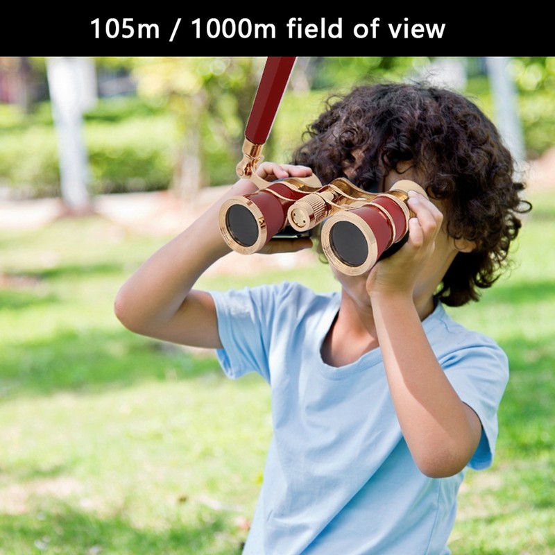 3X25 Opera Binocular Telescope Theater Portable for Women Girls Children