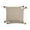 Emma Barclay Herringbone - Recycled Cotton Cushion Cover (Natural Cream)