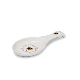 Cooksmart British Designed Large Spoon Rest | Spoon Rests for All Type of Spoons | Kitchen Spoon Rest for All Types of Kitchens - Bumble Bees