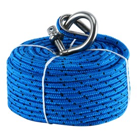 Amarine Made Boat Premium Anchor Rope for Electric Winches 3/16" x 100'