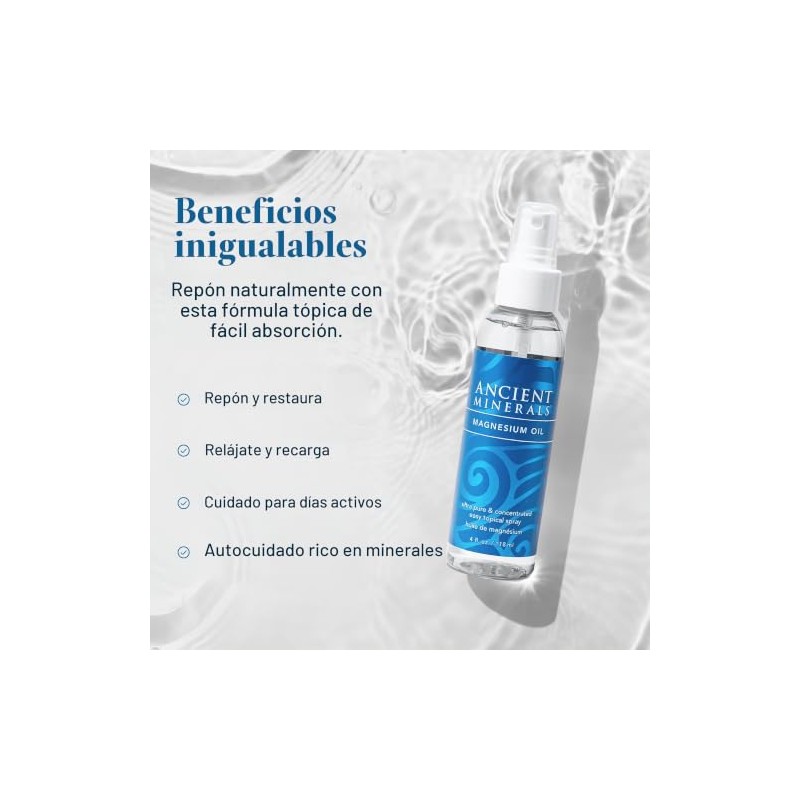 Ancient Minerals Magnesium Oil - 237ml, 8oz by