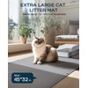 BurgeonNest BurgeonNest 45"x32" Extra Large Cat Litter Mat, Honeycomb Double