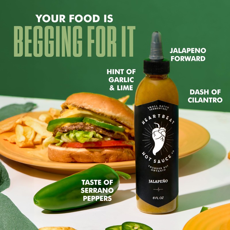 Heartbeat Hot Sauce Co. | Jalapeno, 6 oz.