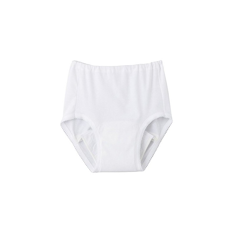 Gunze Women's Panties, Loving Easy, White, LL