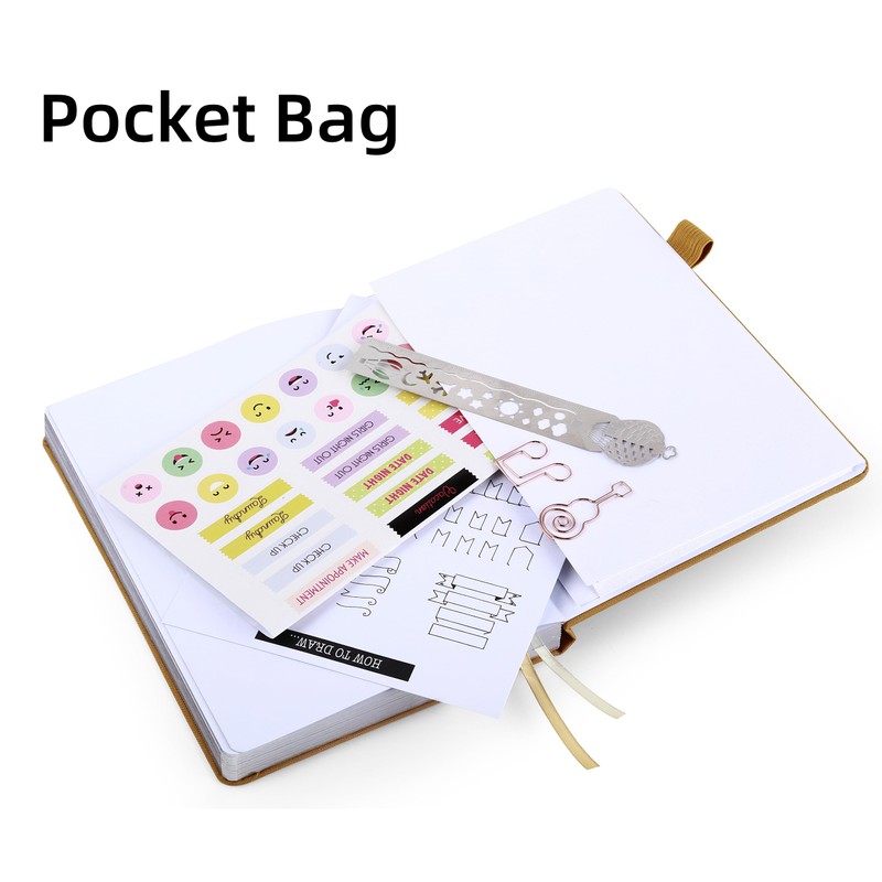 SeQeS Dotted Journal - A5 Dot Grid Notebook with pages