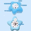 Baby Water Thermometer Starfish Clock Timing 3 Color Light Floating