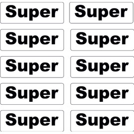 Stickerloveshop 10x Sticker Liquids Fuel Marking Tank Cap Canister Car Note Fuel AdBlue Petrol Mix Diesel Water Aspen Super (Super)