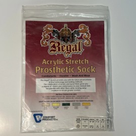 Regal Acrylic Stretch Prosthetic Sock, Size Medium/Long Ply 5