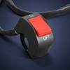 2 Pieces Motorcycle Light Switch Handlebar Toggle Switch with On