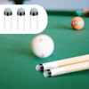 KIRVOS 13mm Queue-Spitzen-Schraubferrules – Cremeweißes Queue-Zubehör-Set für Billard & Snooker