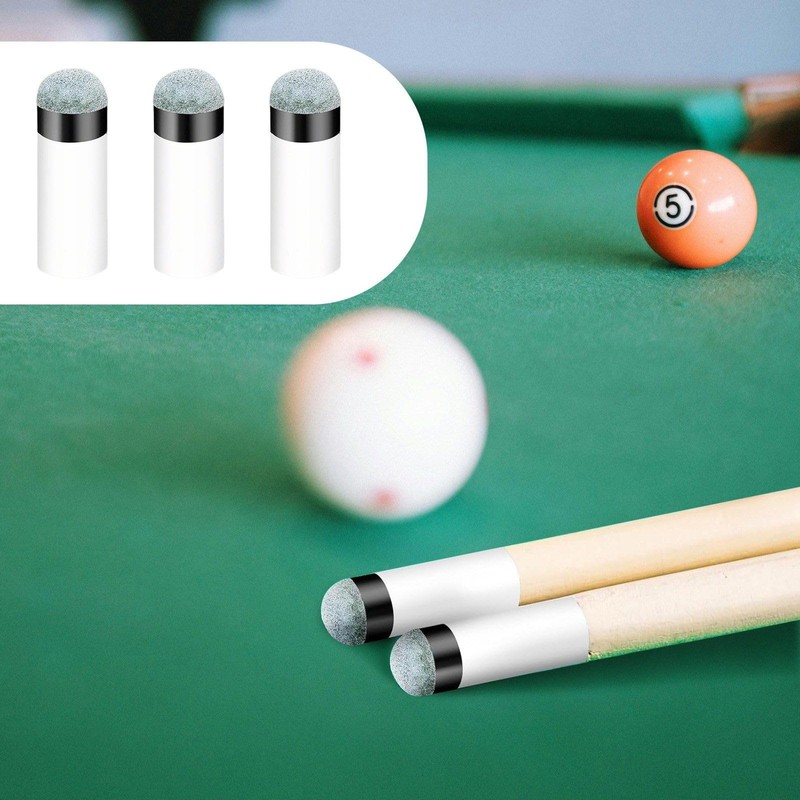 KIRVOS 13mm Queue-Spitzen-Schraubferrules – Cremeweißes Queue-Zubehör-Set für Billard & Snooker