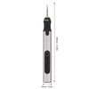 Electric Engraving Pen Aluminum Alloy Silver Mini Micro Engraver with