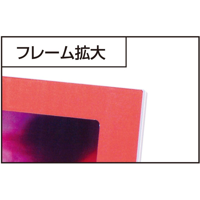 樹脂製クリアフォトフレーム ポストカード 4面 [おもちゃ＆ホビー]
