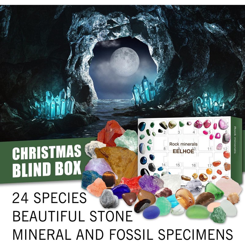 Christmas Ore Gift Box Countdown Calendar Multi Colors Fashion Surprise