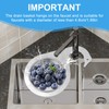 2pcs Swan Sink Strainer Basket, Premium Stainless Steel Hanging Kitchen