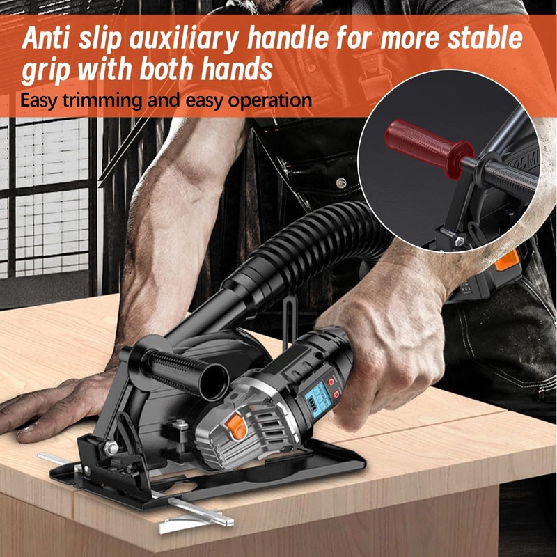 Precise Guide Slide Angle Grinder Bracket Set with Separator Stand