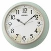 Seiko Paradise Non Ticking Wall Clock, 13 Inch, Green