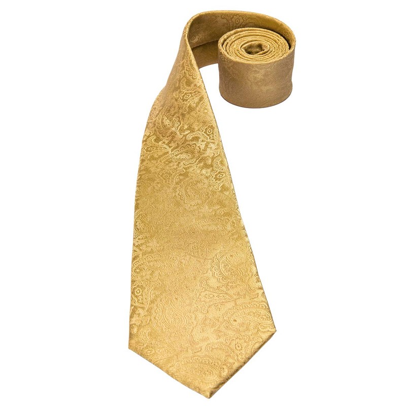 Hi-Tie Men's Solid Colour Tie Handkerchief Wedding Party Classic Tie