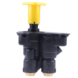 WQSING - Válvula de freno de control de salpicadero PP-DC 065661 800733 compatible con Bendix IHC 2032342C91 S19446 2032342C Válvula de retención doble tipo PPDC