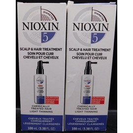 NIOXIN 2 Pk Nioxin 5 Scalp & Hair Treatment Light Thinning 3.38Fl Oz Ea New & Unused