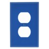 Leviton 1-Gang, 1-Duplex, Midway Nylon Wallplate, Midway Size, 1 Pack,