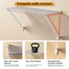 6 Pack 12-Inch Wire Shelf Brackets Closet Support Brackets with