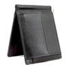 Eedita Money Clip for Men with Coin Purse, Leather (Black)