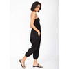 likemary 2 en 1 algodón harén Pantalones o Bandeau Jumpsuit,