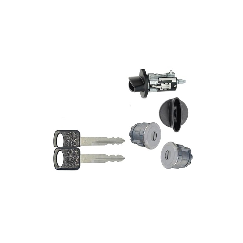 Ford Ignition Switch Lock Cylinder + Pair (2) Door Lock
