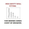IKEA NWT IKEA ANTI TIP SAFETY KIT DRAWER CHEST 329301