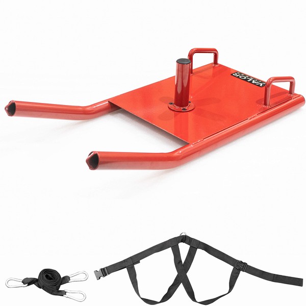 Valor Fitness ES-SLED Agility Sled with Harness & Straps (Push, Pull, and Drag Sled)