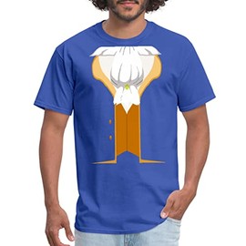 Spreadshirt Beast Jacket Aristocratic Rococo Costume Men's T-Shirt, XL, Royal Blue