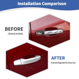 JOSHELA for Silverado Door Handle Cover Trim for Chevy Silverado/Tahoe for GMC Sierra/Yukon 2014-2018 Silver Exterior Accessories 4pcs