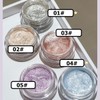 KARLOR Liquid Eye Highlighter Glitter, Creamy Champagne Glitter Eyeshadow Shimmer