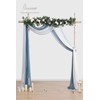 Floroom Wedding Arch Draping Fabric 3 Panels 20Ft Chiffon Fabric